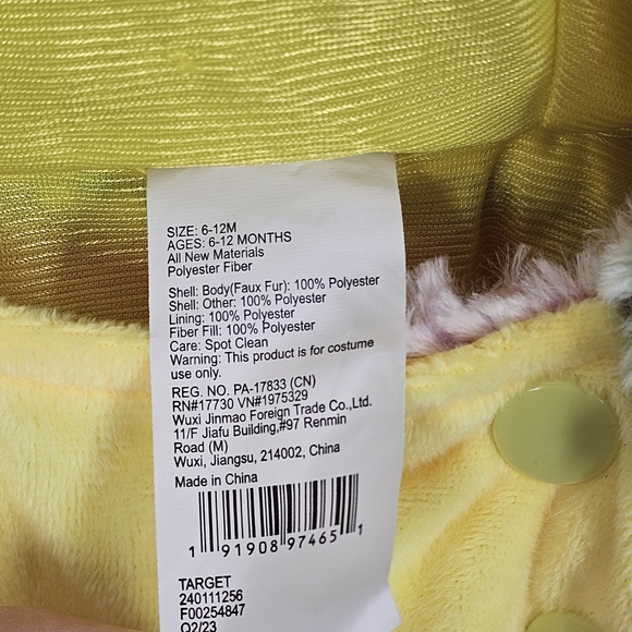 Hyde And Eek Infant Ostrich Costume Sz 6-12 Mo - Picture 7 of 9